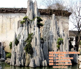 河南天瑞園林景觀工程 千層石假山大全 信陽千層石假山高清圖片 高清大圖
